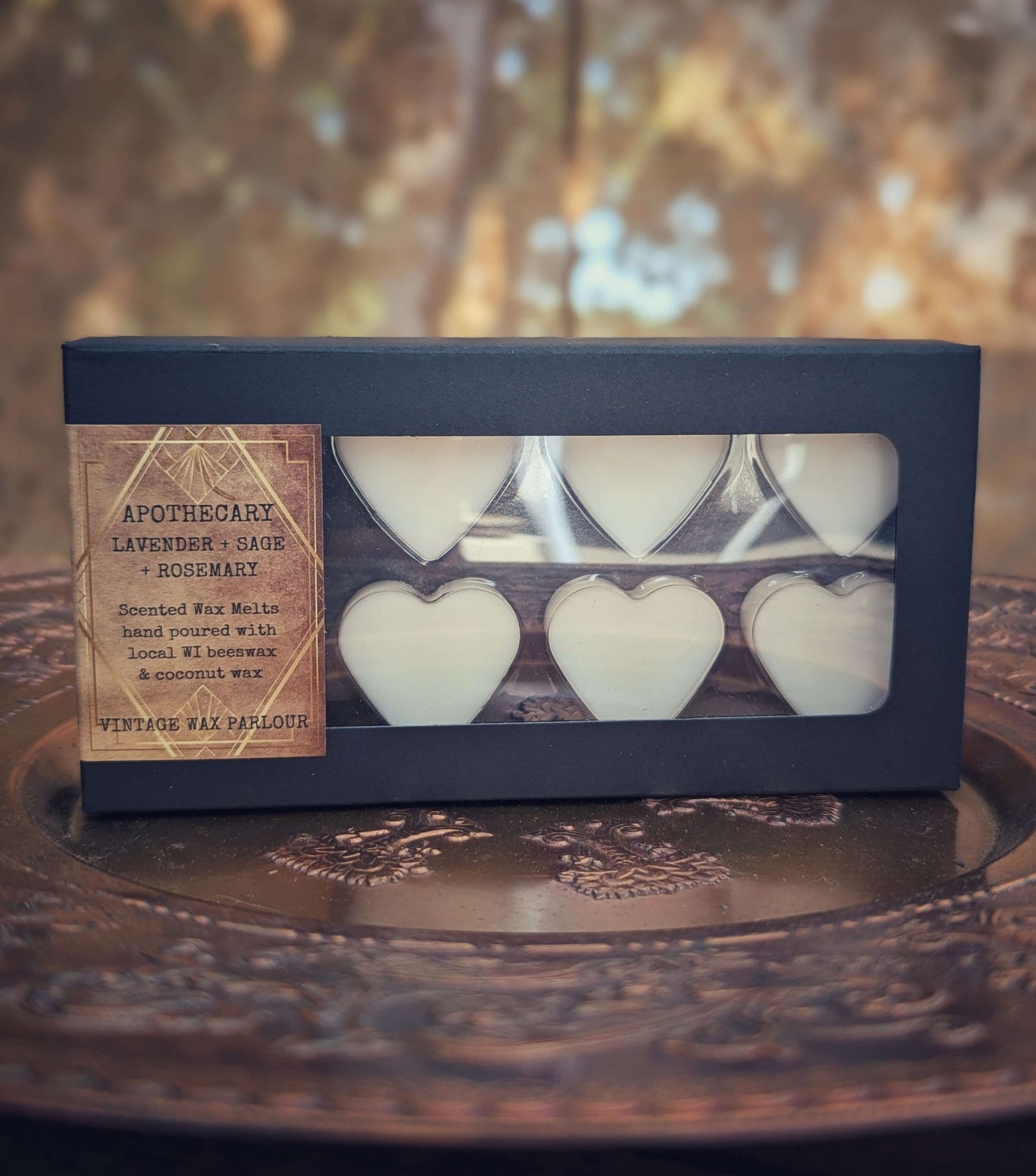 WI Beeswax & Coconut Wax Melts in Box - Vintage Wax Parlour