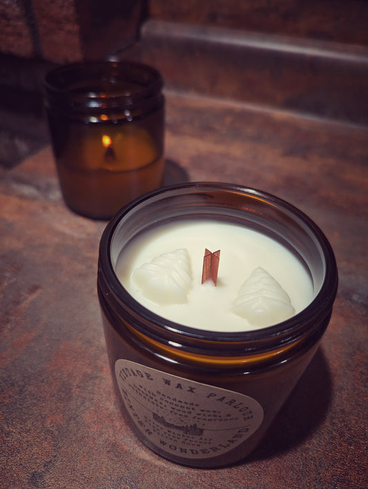 Winter Wonderland candle with pine scent