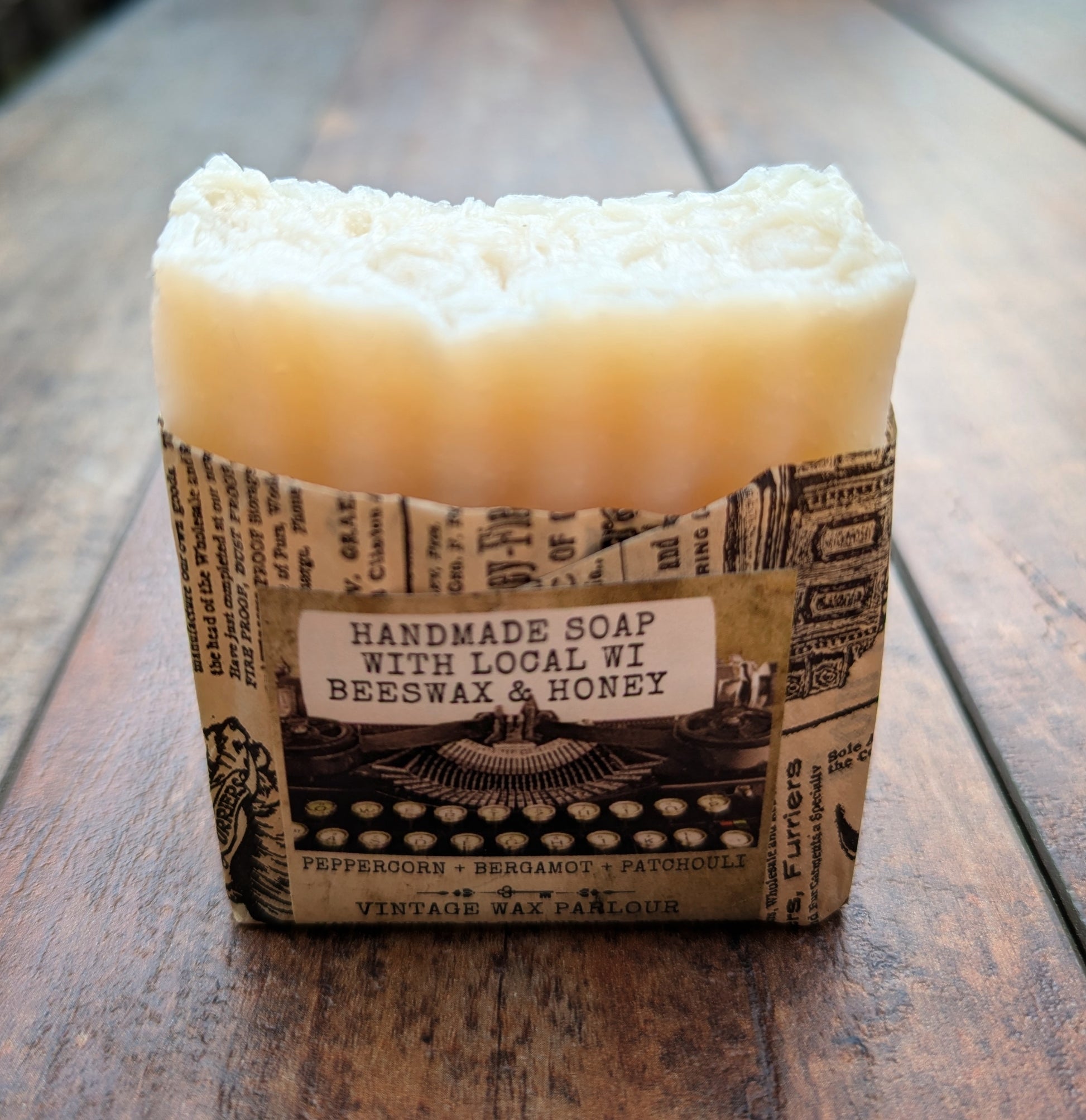 Soap with Local WI Beeswax & Honey - Vintage Wax Parlour