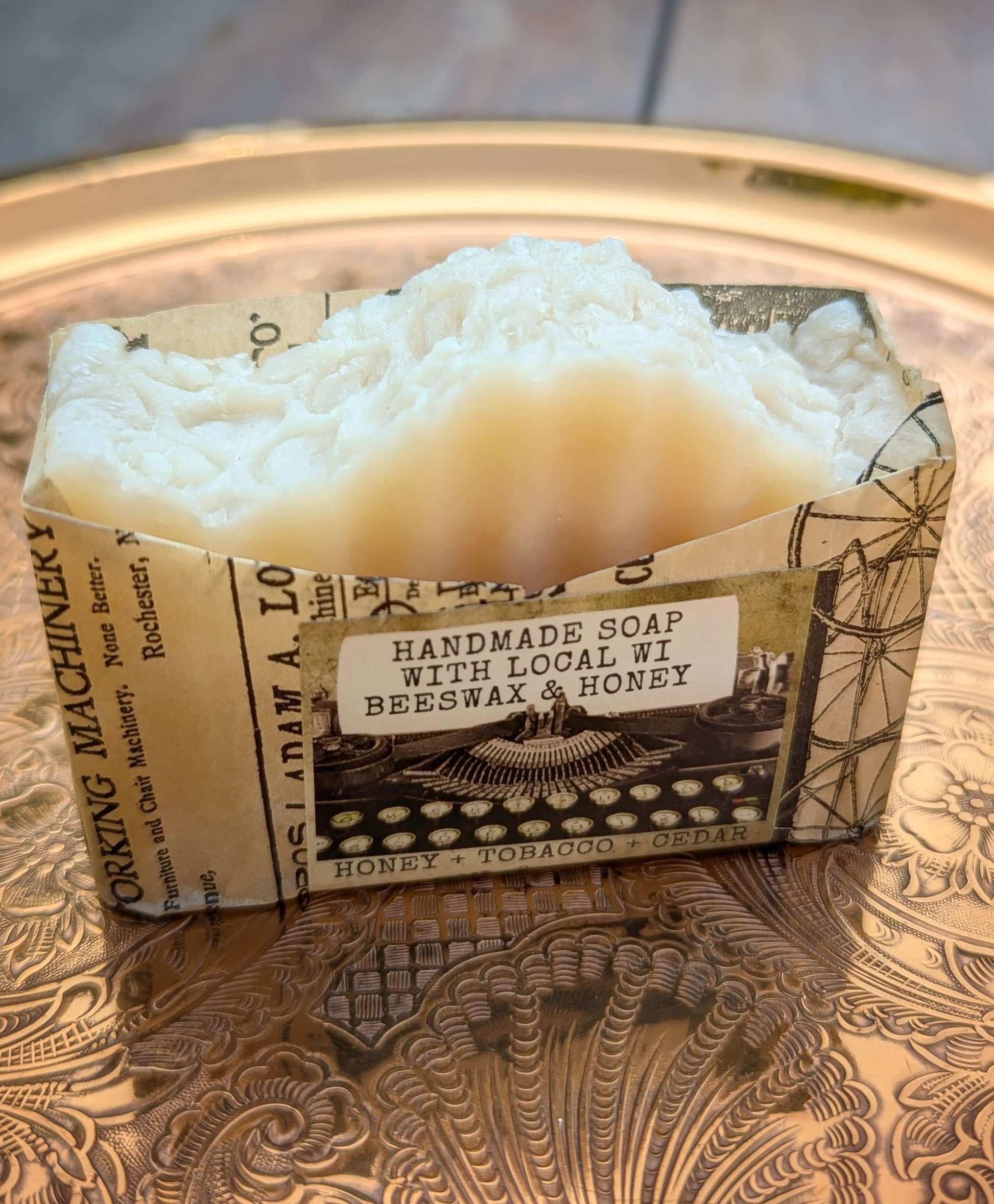 Soap with Local WI Beeswax & Honey - Vintage Wax Parlour