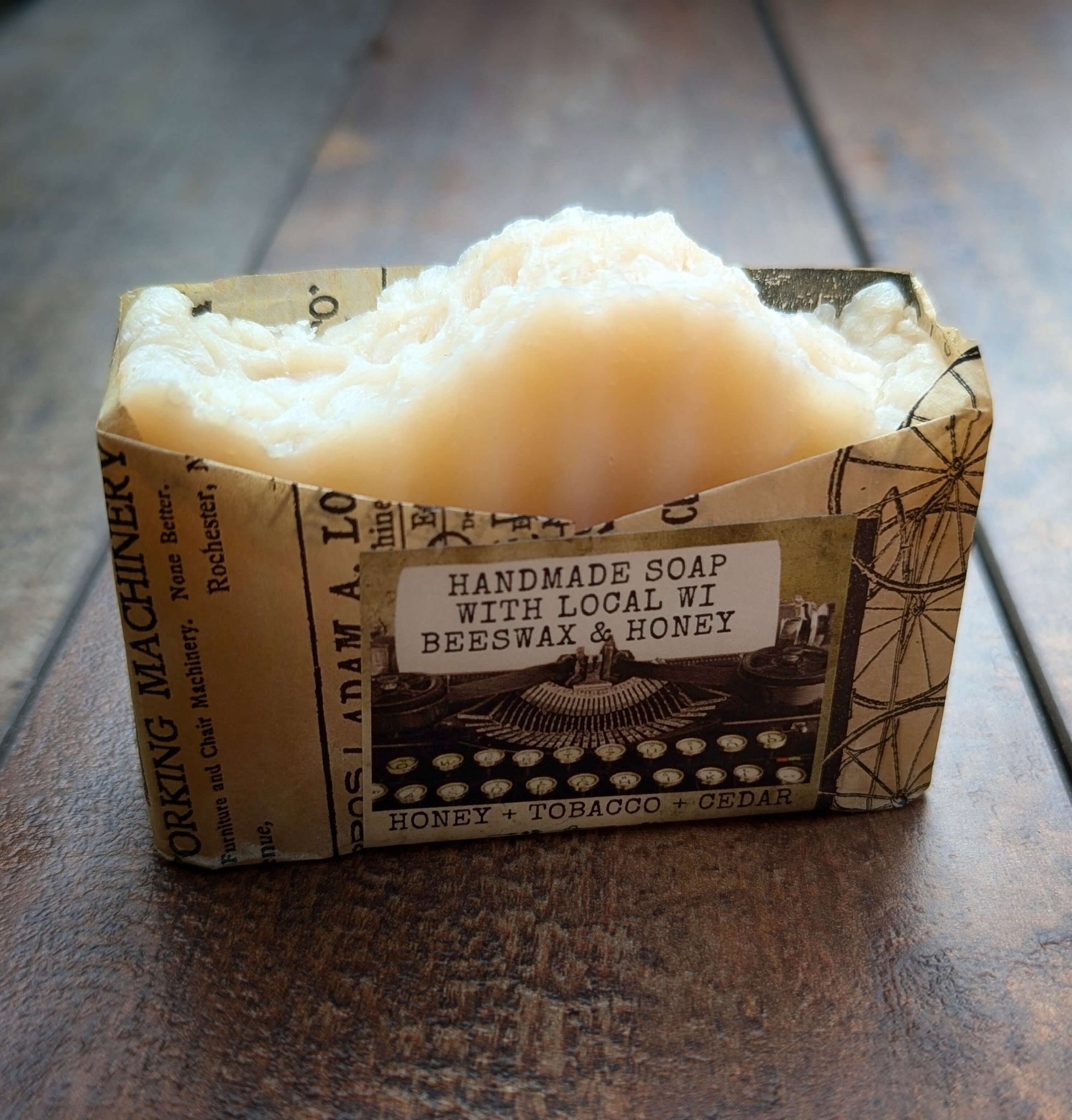 Soap with Local WI Beeswax & Honey - Vintage Wax Parlour