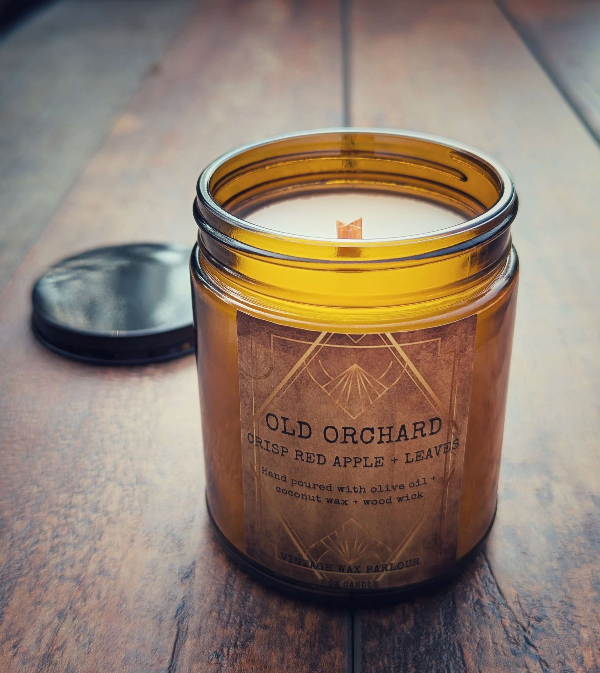 Vintage-Inspired Candle Wooden Wick - Vintage Wax Parlour