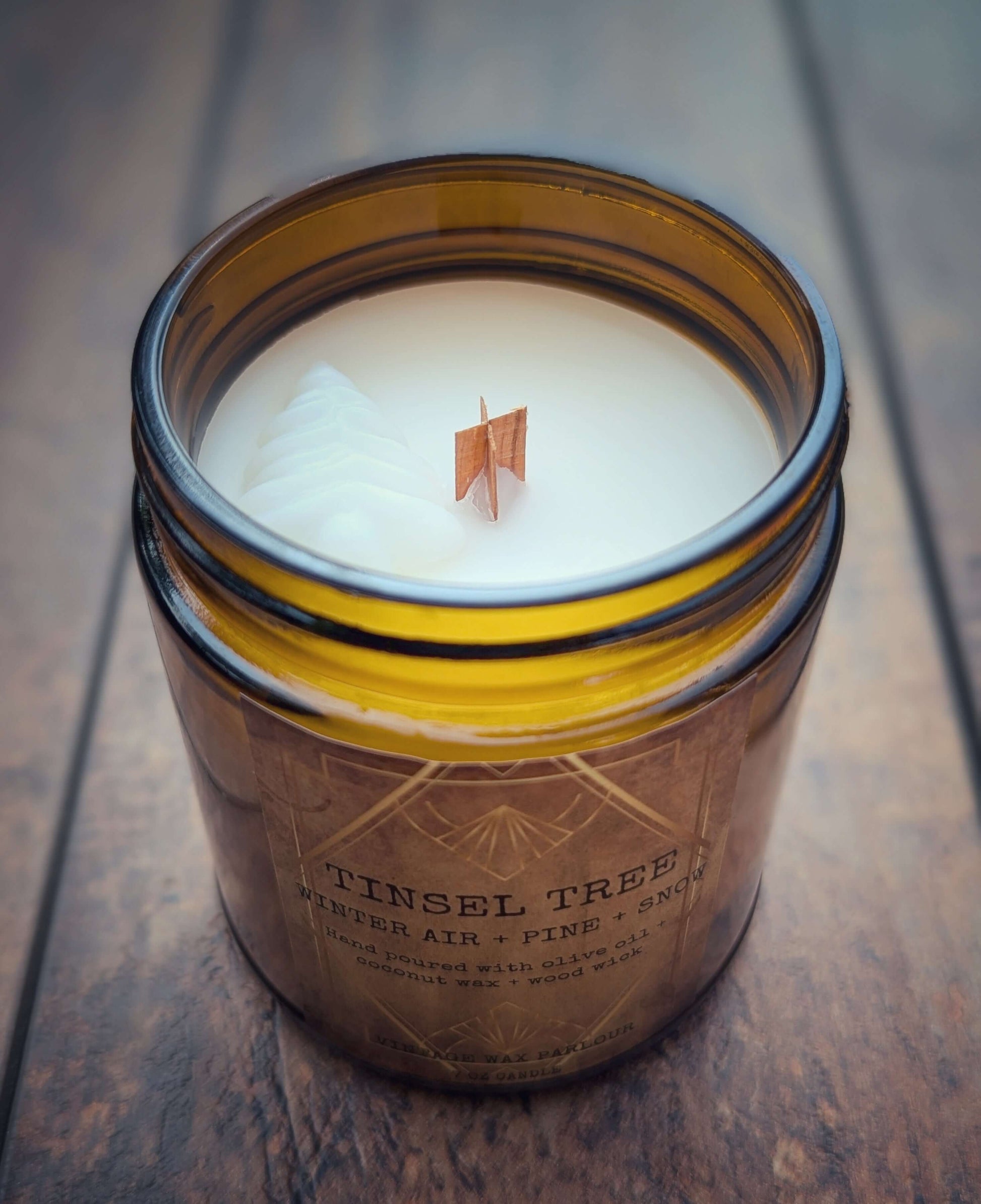 Vintage-Inspired Candle Wooden Wick - Vintage Wax Parlour