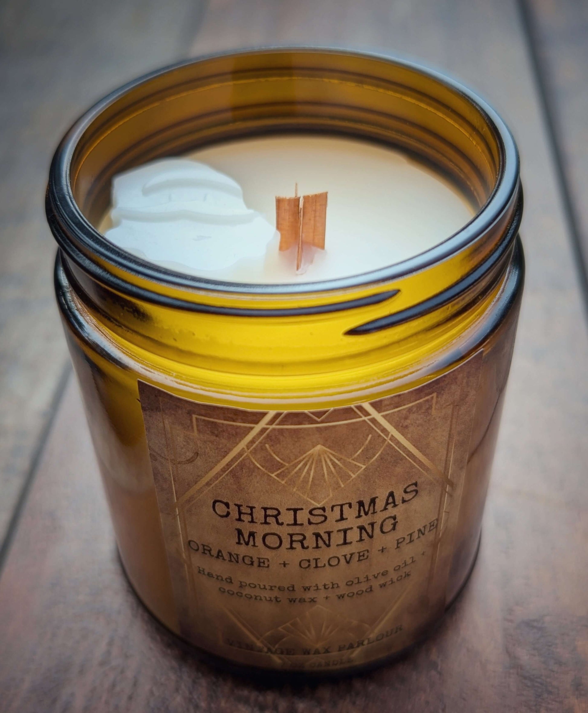Vintage-Inspired Candle Wooden Wick - Vintage Wax Parlour