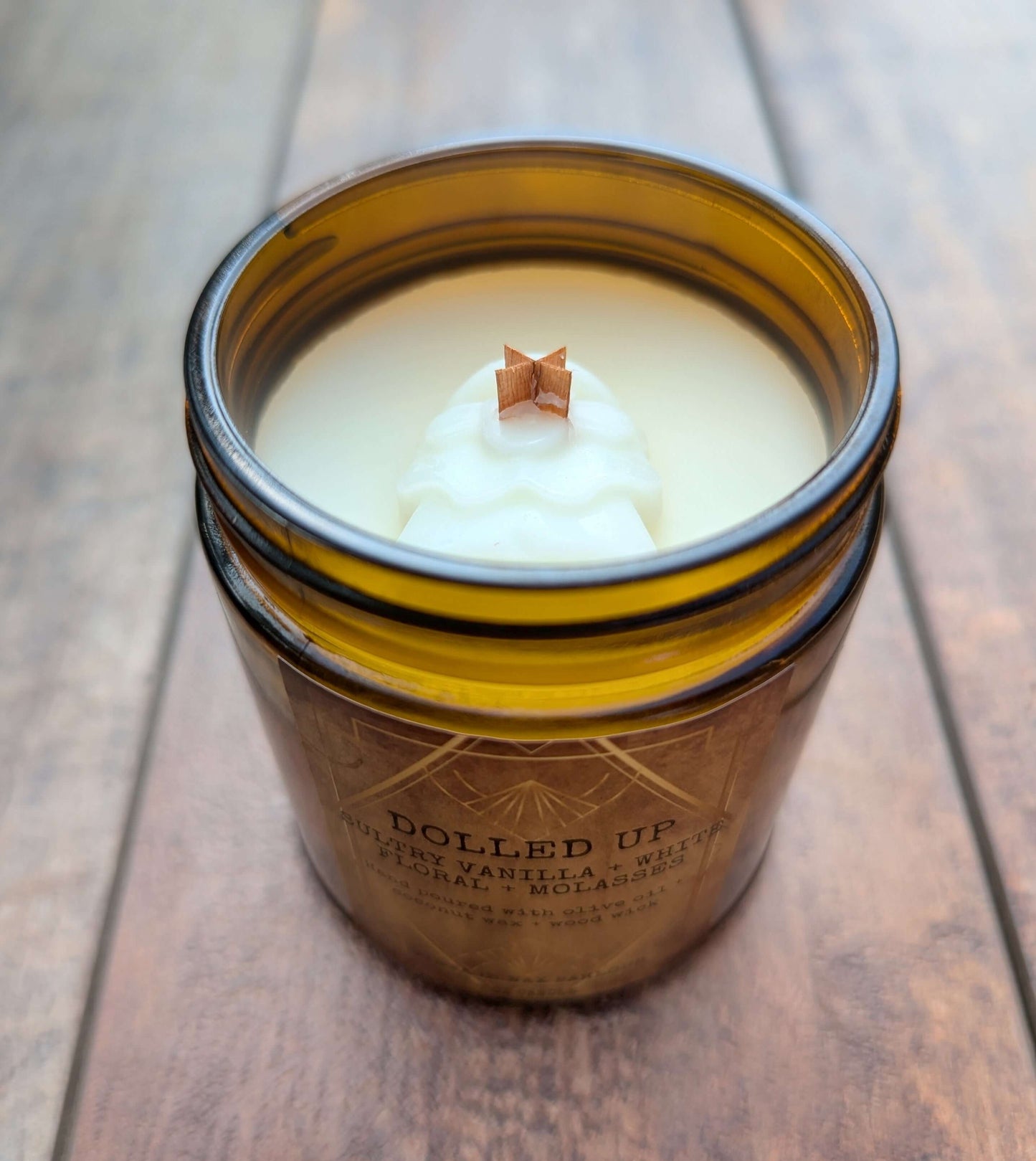 Vintage-Inspired Candle Wooden Wick - Vintage Wax Parlour