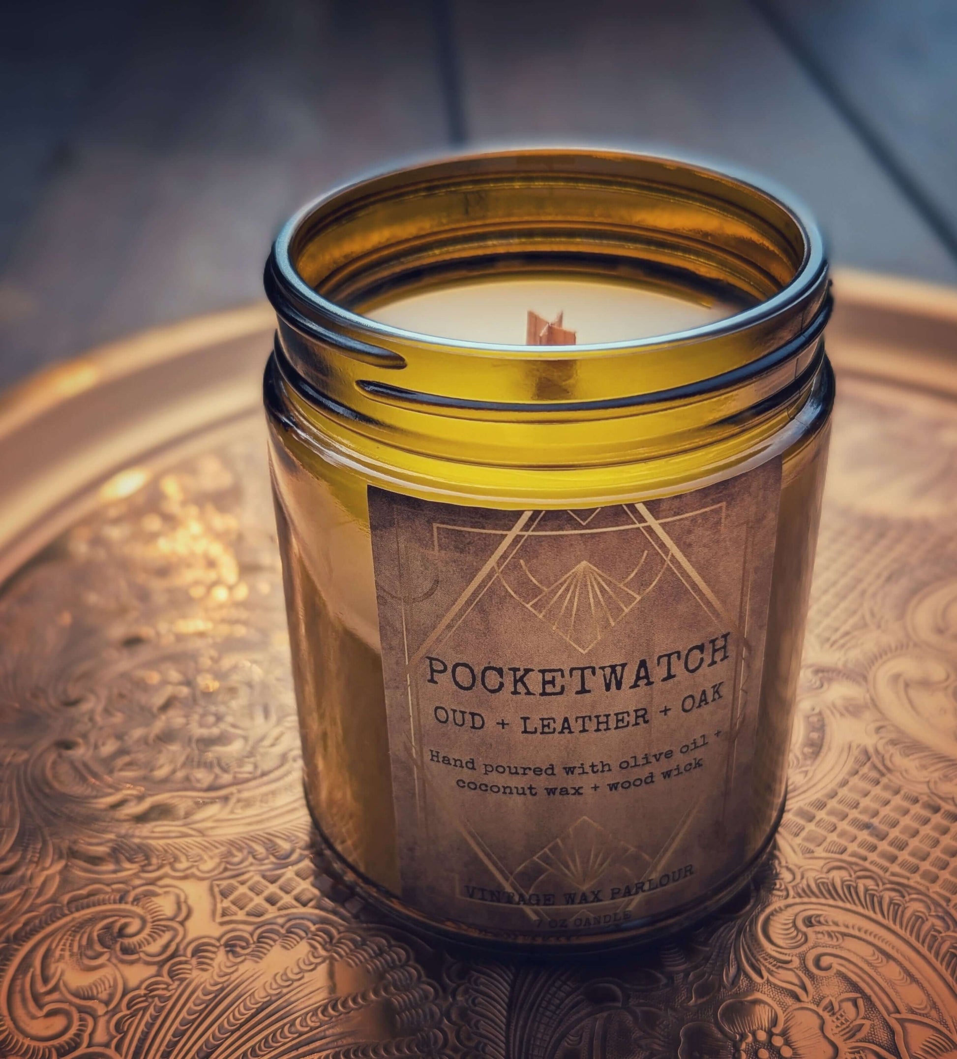 Vintage-Inspired Candle Wooden Wick - Vintage Wax Parlour