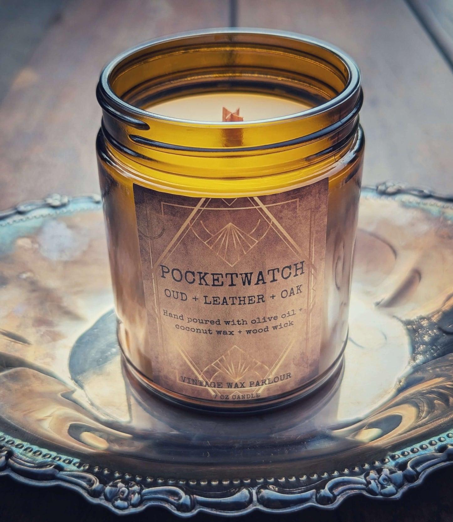 Vintage-Inspired Candle Wooden Wick - Vintage Wax Parlour