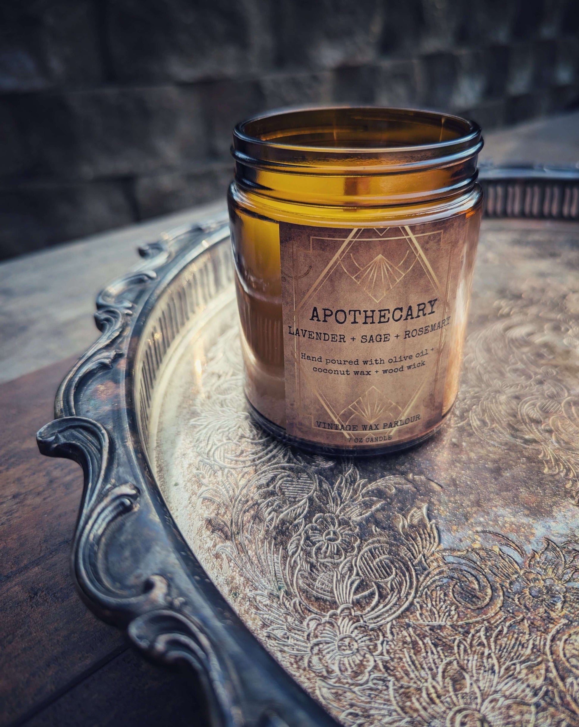 Vintage-Inspired Candle Wooden Wick - Vintage Wax Parlour