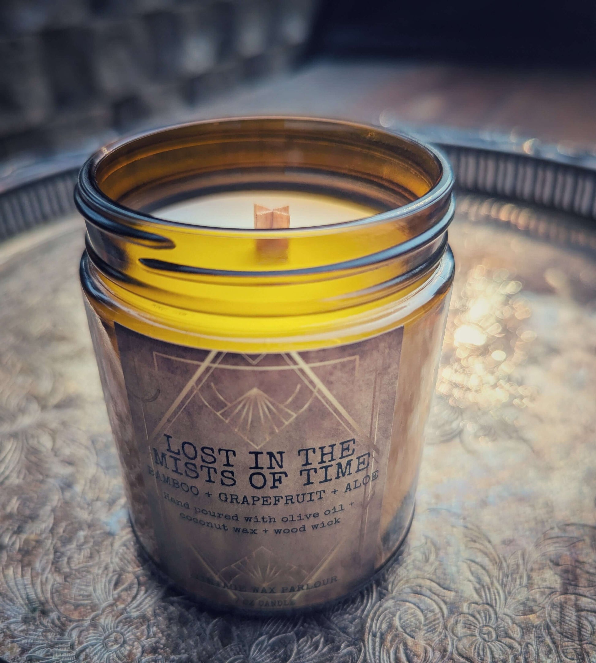 Vintage-Inspired Candle Wooden Wick - Vintage Wax Parlour