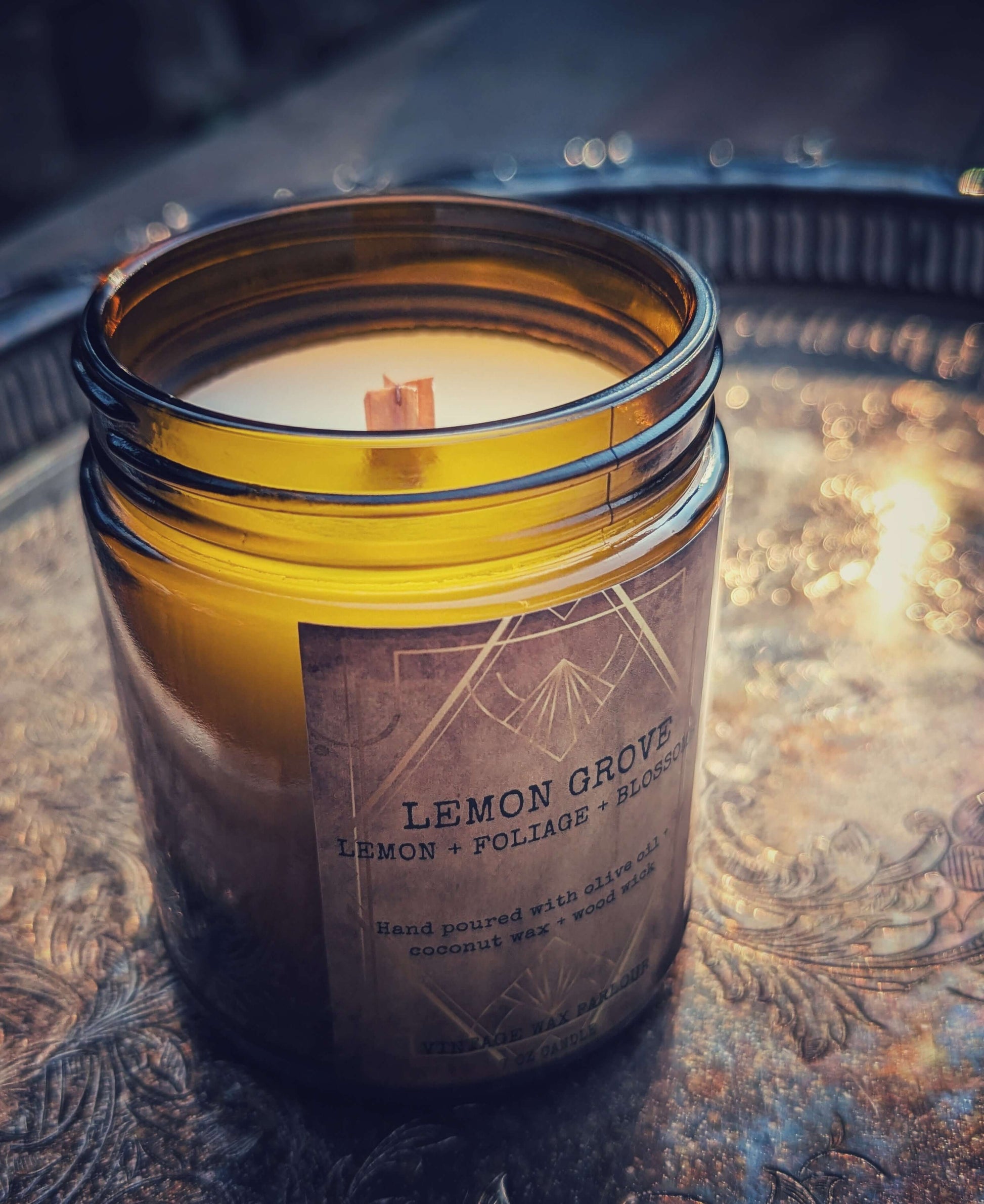 Vintage-Inspired Candle Wooden Wick - Vintage Wax Parlour